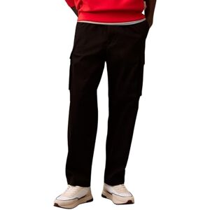 Calvin Klein Men's Cotton Pull ON Straight Cargo PA LV040EM616 Cargo, Black (Black), L Calvin Klein Men's Cotton Pull ON Straight Cargo PA LV040EM616 Cargo, Black (Black), L
