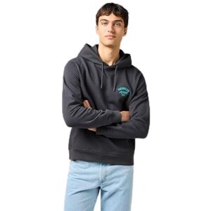 Wrangler Men's Small Logo Hoodie Hooded Sweatshirt, Faded Black, XL Wrangler Men's Small Logo Hoodie Hooded Sweatshirt, Faded Black, XL