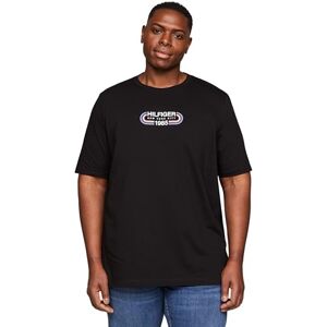 Tommy Hilfiger Men Bt-Hilfiger Track Graphic Tee-B S/S T-Shirts, Black, XXL Tommy Hilfiger Men Bt-Hilfiger Track Graphic Tee-B S/S T-Shirts, Black, XXL