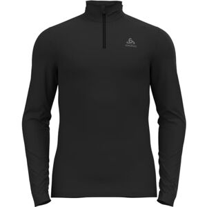 Odlo Men's Bl Top Turtle Neck L/S Half Zip Fundamentals Active Warm Eco Long Sleeve Shirt (Pack of 1) Black Odlo Men's Bl Top Turtle Neck L/S Half Zip Fundamentals Active Warm Eco Long Sleeve Shirt (Pack of 1) Black