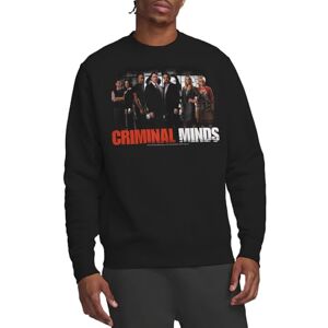 Criminal Minds The Brain Trust Crew Sweatshirt, Black, Medium Criminal Minds The Brain Trust Crew Sweatshirt, Black, Medium
