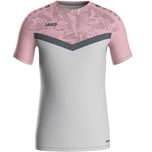 JAKO Men's Iconic T-Shirt, Soft Grey/Dusky Pink/Anthra Light, S JAKO Men's Iconic T-Shirt, Soft Grey/Dusky Pink/Anthra Light, S