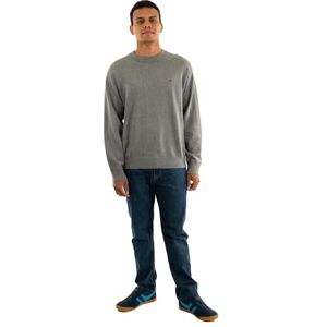 Calvin Klein Jeans Men's LS EZ Cotton CREWNK Sweater 12GG LV04RC309G Sweaters, Grey (Medium Grey HTR), L Calvin Klein Jeans Men's LS EZ Cotton CREWNK Sweater 12GG LV04RC309G Sweaters, Grey (Medium Grey HTR), L