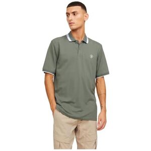 JACK & JONES Men's Jcohass Logo Polo Ss Sn Shirt, Agave Green, S JACK & JONES Men's Jcohass Logo Polo Ss Sn Shirt, Agave Green, S