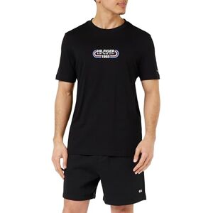 Tommy Hilfiger Men Hilfiger Track Graphic Tee S/S T-Shirts, Black, S Tommy Hilfiger Men Hilfiger Track Graphic Tee S/S T-Shirts, Black, S
