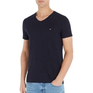 Tommy Hilfiger Men's Core Stretch Slim V-Neck Tee Mw0mw27540 S/S T-Shirts, Blue (Desert Sky), S Tommy Hilfiger Men's Core Stretch Slim V-Neck Tee Mw0mw27540 S/S T-Shirts, Blue (Desert Sky), S
