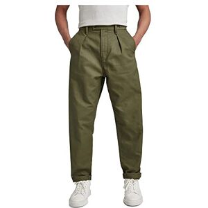 G-STAR Men's Unisex Pleated Chino Relaxed Pants, Green (shadow olive D20147-D190-B230), 31W / 34L G-STAR Men's Unisex Pleated Chino Relaxed Pants, Green (shadow olive D20147-D190-B230), 31W / 34L