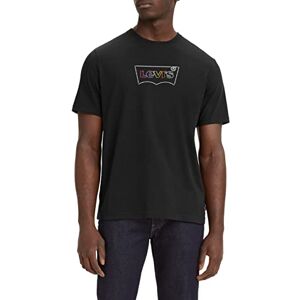 Levi's Men's Ss Relaxed Fit Tee T-Shirt, Batwing Logo Caviar, XS Levi's Men's Ss Relaxed Fit Tee T-Shirt, Batwing Logo Caviar, XS