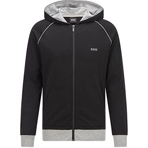 Boss Mens Mix&Match Jacket H Embroidered-Logo Zip-up Hoodie in Stretch Cotton Boss Mens Mix&Match Jacket H Embroidered-Logo Zip-up Hoodie in Stretch Cotton