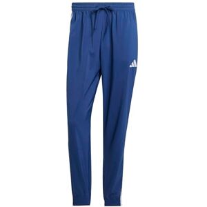 adidas Men's Essential Three Stripes Woven Pant, Dark Blue/White, XS adidas Men's Essential Three Stripes Woven Pant, Dark Blue/White, XS