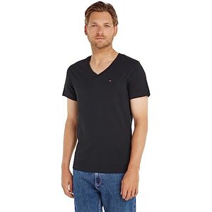 Tommy Jeans Men's Tjm Original Jersey V Neck Tee Dm0dm04410 T-Shirt, Black (Tommy Black 078), XL Tommy Jeans Men's Tjm Original Jersey V Neck Tee Dm0dm04410 T-Shirt, Black (Tommy Black 078), XL