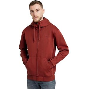 G-STAR Men's Premium Core Zip Thru Hoodie, Red (dry red D16122-C235-5298), M G-STAR Men's Premium Core Zip Thru Hoodie, Red (dry red D16122-C235-5298), M