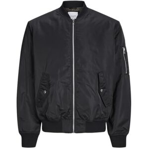 JACK & JONES Men's jjocean Bomber Jacket, Black, XL JACK & JONES Men's jjocean Bomber Jacket, Black, XL