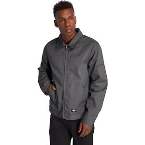 Dickies Men's Unlined Eisenhower Plain Long Sleeve Workwear Jacket, Grey (Charcoal Grey), Large Dickies Men's Unlined Eisenhower Plain Long Sleeve Workwear Jacket, Grey (Charcoal Grey), Large