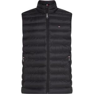 Tommy Hilfiger Men's CORE PACKABLE RECYCLED VEST MW0MW39989 Vest, Black, XS Tommy Hilfiger Men's CORE PACKABLE RECYCLED VEST MW0MW39989 Vest, Black, XS