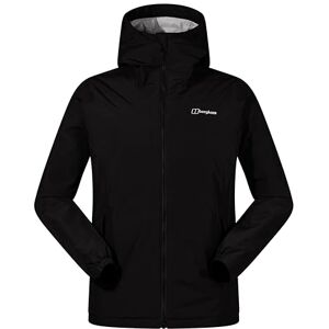 Berghaus Deluge Pro Insulated Waterproof Shell Jacket Adjustable Durable Coat Rain Protection Jacket, Black/Black, M Berghaus Deluge Pro Insulated Waterproof Shell Jacket Adjustable Durable Coat Rain Protection Jacket, Black/Black, M