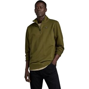 G-STAR Men's Half Zip Tweeter, Green (dark olive D23909-D136-C744), M G-STAR Men's Half Zip Tweeter, Green (dark olive D23909-D136-C744), M