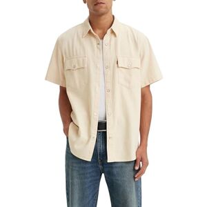 Levi's Men's SS Relaxed Fit Western Shirt, Newman Ecru, L Levi's Men's SS Relaxed Fit Western Shirt, Newman Ecru, L