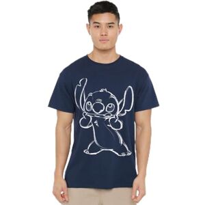 Disney LILO & Stitch Sketch Unisex T Shirt, Navy, XXXX-Large Disney LILO & Stitch Sketch Unisex T Shirt, Navy, XXXX-Large