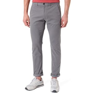 Boss Men's Slim Fit Stretch Cotton Satin Chino Trousers, Open Grey, 36W x 34L Boss Men's Slim Fit Stretch Cotton Satin Chino Trousers, Open Grey, 36W x 34L