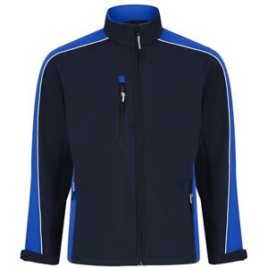 ORN ØRN Mens Workwear Sporty Two Tone Softshell Jacket, Breathable, Water Resistant, Machine Washable Avocet(4288), Navy/Royal, Large ORN ØRN Mens Workwear Sporty Two Tone Softshell Jacket, Breathable, Water Resistant, Machine Washable Avocet(4288), Navy/Royal, Large
