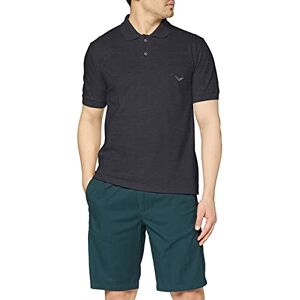 Trigema Men's 627602 Polo Shirt, Grey (Anthrazit-Melange 109), X-Large Trigema Men's 627602 Polo Shirt, Grey (Anthrazit-Melange 109), X-Large