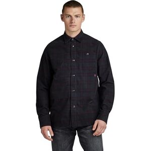 G-STAR Men's Utility Panel Regular Shirt , Multicolour (dk black kai check D23560-D413-G097), L G-STAR Men's Utility Panel Regular Shirt , Multicolour (dk black kai check D23560-D413-G097), L
