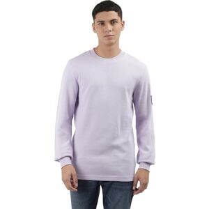 Calvin Klein Jeans Men's Badge Waffle Basic Long Sleeve Top, Purple (Pastel Lilac), 3XL Calvin Klein Jeans Men's Badge Waffle Basic Long Sleeve Top, Purple (Pastel Lilac), 3XL