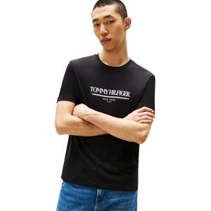 Tommy Hilfiger Men’s Short Sleeve Brand Love Cotton T-Shirt, Black (Black), XXL Tommy Hilfiger Men’s Short Sleeve Brand Love Cotton T-Shirt, Black (Black), XXL