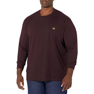 Wrangler Riggs Workwear Men's Long Sleeve Pocket T-Shirt, Burgundy, Large Wrangler Riggs Workwear Men's Long Sleeve Pocket T-Shirt, Burgundy, Large