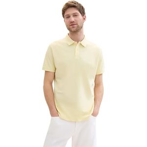 TOM TAILOR Men's 1031006 Basic Piqué Polo Shirt, 34585 Light Yellow, XXL TOM TAILOR Men's 1031006 Basic Piqué Polo Shirt, 34585 Light Yellow, XXL
