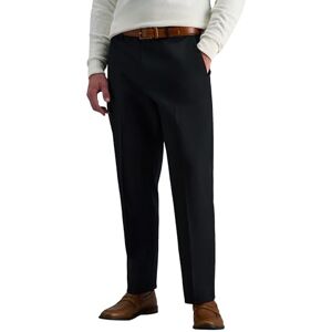 Haggar Men's Premium No Iron Khaki Straight Fit & Slim Fit Flat Front Casual Pant, Black, 34W x 30L Haggar Men's Premium No Iron Khaki Straight Fit & Slim Fit Flat Front Casual Pant, Black, 34W x 30L