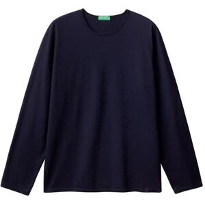 United Colors of Benetton Men's 3je1j19a9 M/L T-Shirt, Blue, XXL United Colors of Benetton Men's 3je1j19a9 M/L T-Shirt, Blue, XXL