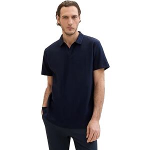 TOM TAILOR Men's 1041813 Basic Polo Shirt with Structure, 10668-Sky Captain Blue, M TOM TAILOR Men's 1041813 Basic Polo Shirt with Structure, 10668-Sky Captain Blue, M