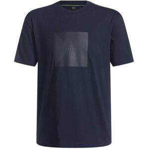 Boss Men's Tee Logo Rib 10270342 01 T_Shirt, Dark Blue402, Boss Men's Tee Logo Rib 10270342 01 T_Shirt, Dark Blue402,