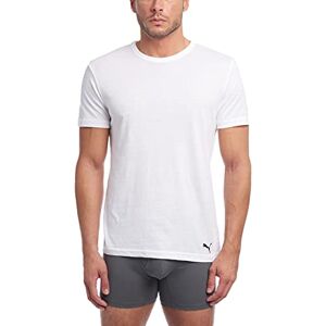 Puma Men's 3 Pack Crew Neck T-Shirts Undershirt, White, L Puma Men's 3 Pack Crew Neck T-Shirts Undershirt, White, L