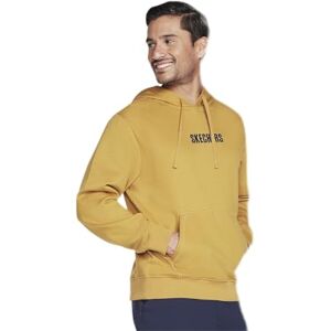 Skechers Men's Skech-Sweats Incognito Hoodie Hooded Sweatshirt, Honey Mustard, XL Skechers Men's Skech-Sweats Incognito Hoodie Hooded Sweatshirt, Honey Mustard, XL