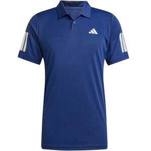 adidas Men's Club Tennis 3-Stripes Polo Shirt, Dark Blue, M adidas Men's Club Tennis 3-Stripes Polo Shirt, Dark Blue, M