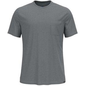 Odlo Men's Essentials T-Shirt with Natural Fibres Hiking Shirt Grey Melange Odlo Men's Essentials T-Shirt with Natural Fibres Hiking Shirt Grey Melange