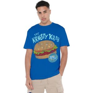 SPONGEBOB SQUAREPANTS Spongebob Krusty Krab Unisex T Shirt, Royal Blue, Large SPONGEBOB SQUAREPANTS Spongebob Krusty Krab Unisex T Shirt, Royal Blue, Large