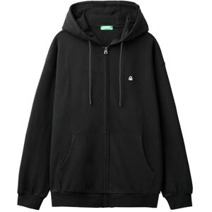 United Colors of Benetton Men's Giacca C/CAPP M/L 342zu500p Hoodie, Black, S United Colors of Benetton Men's Giacca C/CAPP M/L 342zu500p Hoodie, Black, S