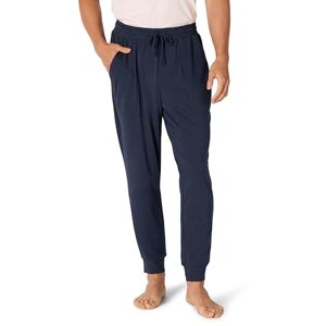 Amazon Essentials Men's Knitted Cotton Blend Jogger Pyjama Bottoms, Navy, XXL Amazon Essentials Men's Knitted Cotton Blend Jogger Pyjama Bottoms, Navy, XXL