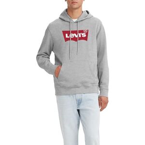 Levi's Men's Standard Graphic Sweatshirt Hoodie, Logo Two Color Heather Gray, XXL Levi's Men's Standard Graphic Sweatshirt Hoodie, Logo Two Color Heather Gray, XXL