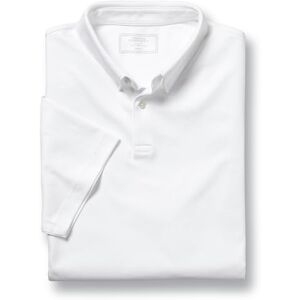 Charles Tyrwhitt Polo Shirts for Men Smart White Jersey Cotton Polo with Concealed Button-Down Collar Breathable & Stylish T Shirt for Men UK Classic & Modern Men's Polo-Shirts Short Sleeve Charles Tyrwhitt Polo Shirts for Men Smart White Jersey Cotton Polo with Concealed Button-Down Collar Breathable & Stylish T Shirt for Men UK Classic & Modern Men's Polo-Shirts Short Sleeve