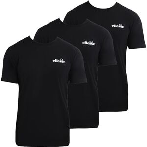 Ellesse Mens Azzini T-Shirt, Three Pack, Black LGE Ellesse Mens Azzini T-Shirt, Three Pack, Black LGE