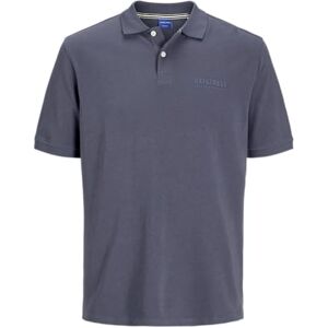 JACK & JONES Men's Jorfrederiksberg Polo SS Noos Shirt, Night Shadow Blue, M JACK & JONES Men's Jorfrederiksberg Polo SS Noos Shirt, Night Shadow Blue, M