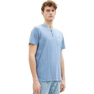 TOM TAILOR Men's T-Shirt 1035639, 12364 Greyish Mid Blue, M TOM TAILOR Men's T-Shirt 1035639, 12364 Greyish Mid Blue, M