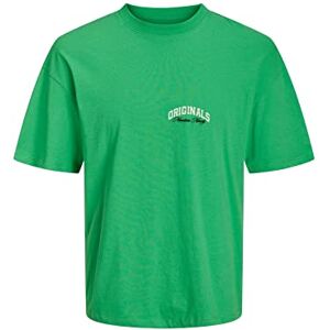 JACK & JONES Men's Jorbrink Studio Tee SS Crew Neck T-Shirt, Island Green, S JACK & JONES Men's Jorbrink Studio Tee SS Crew Neck T-Shirt, Island Green, S