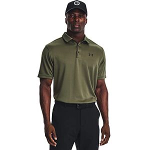 Under Armour Men's Tech Polo, Lightweight, Fast-Drying and Breathable Men's Top, Casual Polo Shirt with 3-Button Placket and Collar,Marine OD Green / / Black,XL Under Armour Men's Tech Polo, Lightweight, Fast-Drying and Breathable Men's Top, Casual Polo Shirt with 3-Button Placket and Collar,Marine OD Green / / Black,XL