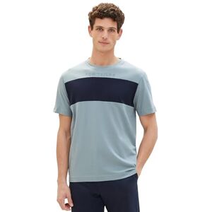 TOM TAILOR Men's 1040835 T-Shirt, 27475-Grey Mint, L TOM TAILOR Men's 1040835 T-Shirt, 27475-Grey Mint, L